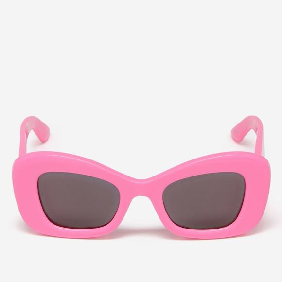 New! Alexander McQueen Vibrant Pink Sunglasses, AM0434S 004, Authentic main image 14